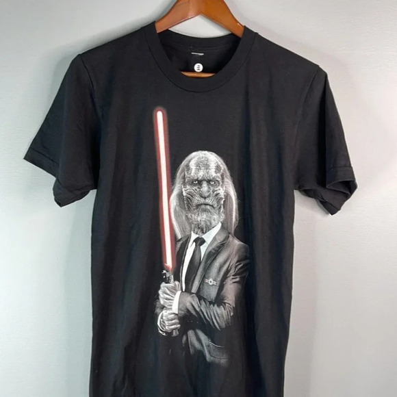 DARK SIDE WALKER Game of Thrones Star Wars Graphic Tee Black Short Sleeve Size S - Picture 4 of 9